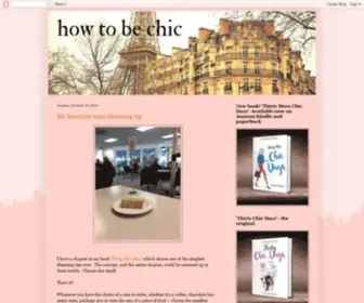 Howtobechic.com(How to be Chic) Screenshot