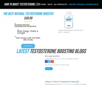 Howtoboosttestosterone.org(How To Boost Testosterone) Screenshot