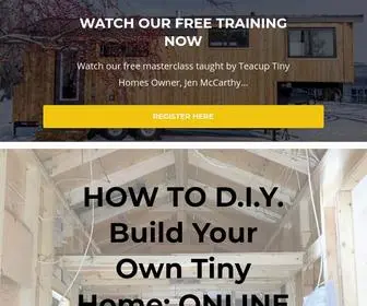 Howtobuildatinyhome.com(How To Build Your Own Tiny House) Screenshot