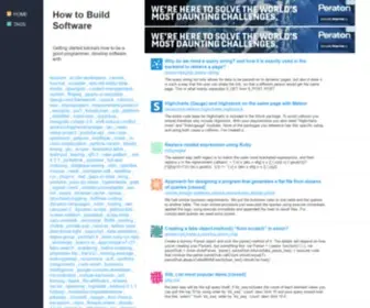 Howtobuildsoftware.com(How to build software) Screenshot