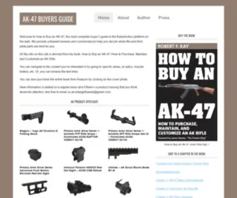 Howtobuyanak47.com(How to Buy an AK) Screenshot