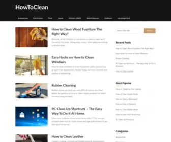 Howtoclean.info(How to Clean) Screenshot