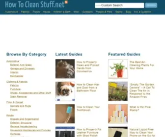Howtocleanstuff.net(How To Clean Stuff.net) Screenshot