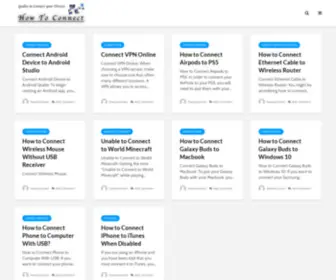 Howtoconnect.net(How to Connect Mobiles) Screenshot