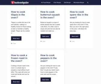 Howtocookguides.com(How to Cook Guides) Screenshot