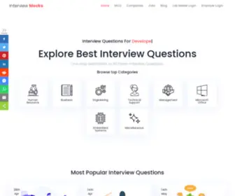 Howtocrackaninterview.com(Mock Interview Questions) Screenshot