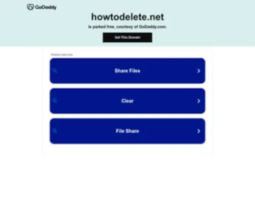 Howtodelete.net(How To Delete .Net) Screenshot