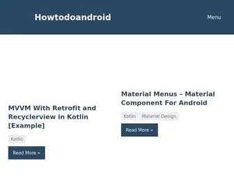 Howtodoandroid.com(Best website to learn android development with examples) Screenshot