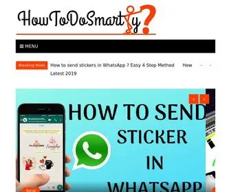 Howtodosmartly.com(How To Do Smartly) Screenshot