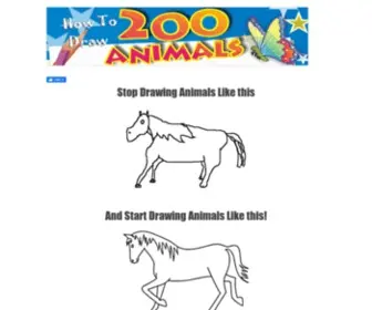 Howtodrawanimals.net(How To Draw Animals) Screenshot