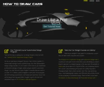 Howtodrawcars.net(How to Draw Cars) Screenshot