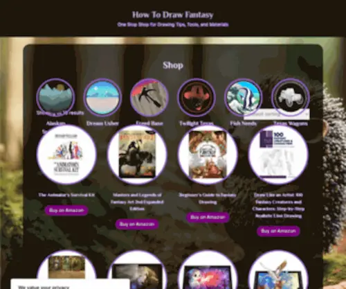 Howtodrawfantasy.com(How to Draw Fantasy) Screenshot
