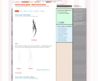Howtodrawguide.com(How to draw guide) Screenshot
