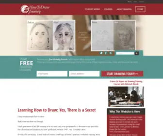 Howtodrawjourney.com(Learning How to Draw) Screenshot