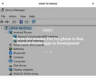 Howtodroid.com(How to Droid) Screenshot