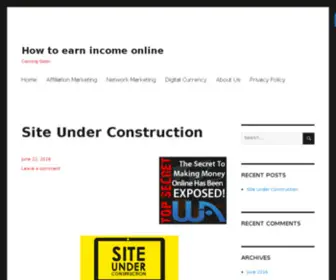 Howtoearnincomeonline.com(How To Earn Income Online) Screenshot