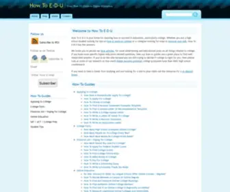 Howtoedu.org(How To E) Screenshot