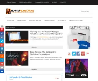 Howtofilmschool.com(HowToFilmSchool Film Blog and Learning Center for Film Makers) Screenshot