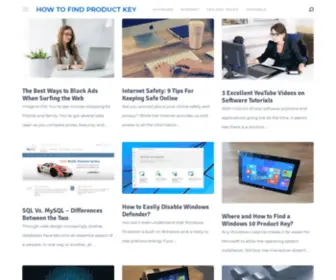 Howtofindproductkey.com(Software Tutorials) Screenshot