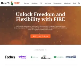 Howtofire.com(Financial Independence & Early Retirement Explained) Screenshot
