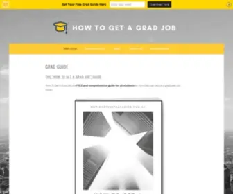 Howtogetagradjob.com.au(How To Get A Grad Job) Screenshot