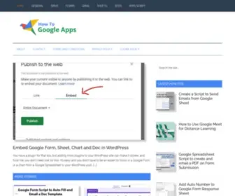 Howtogoogleapps.com(How to G Apps) Screenshot