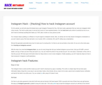 Howtohackinstaaccount.com(howtohackinstaaccount) Screenshot