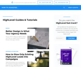 Howtohighlevel.com(How-To HighLevel) Screenshot