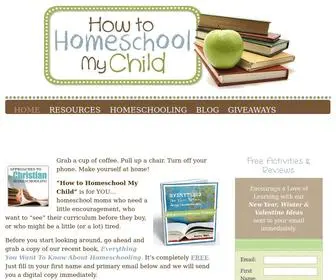 Howtohomeschoolmychild.com(How To Homeschool My Child) Screenshot