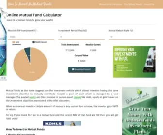 Howtoinvestinmutualfunds.com(Complete Guide on How to invest in mutual funds online) Screenshot