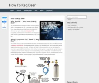 Howtokeg.com(Knowing How To Keg Beer) Screenshot