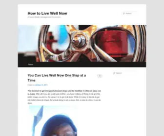 Howtolivewellnow.com(Howtolivewellnow) Screenshot