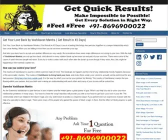 Howtoloveback.com(Get Your Love Back by Vashikaran Mantra ( Get Result in #2 Days)) Screenshot