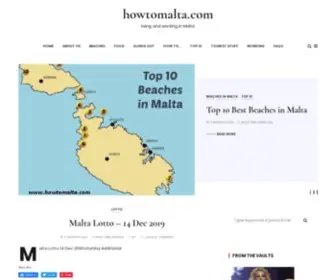 Howtomalta.com(Living and working in Malta) Screenshot