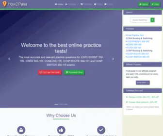 Howtopass.com(CCNA, CCENT/ICND1, ICND2, CCDA, CCNP) Screenshot