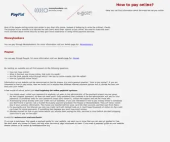 Howtopayonline.org(Want to know how to pay online) Screenshot