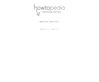 Howtopedia.org(Simple technologies) Screenshot