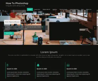 Howtophotoshoptuts.com(How to photoshop) Screenshot