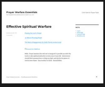 Howtopray.today(Prayer Warfare Essentials) Screenshot