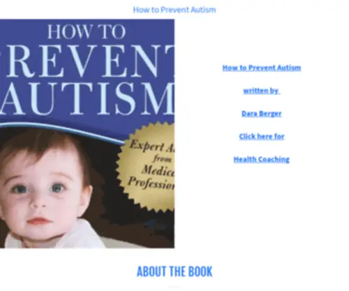 Howtopreventautism.org(How to Prevent Autism) Screenshot