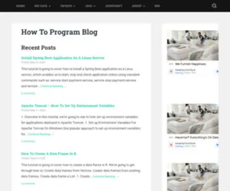 Howtoprogram.xyz(How To Program Blog) Screenshot