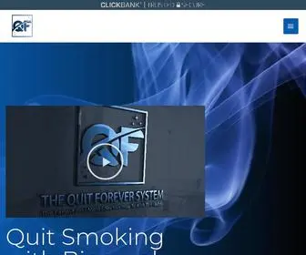 Howtoquitsmokingforever.com(The fastest and most effective way to kick the habit for good) Screenshot