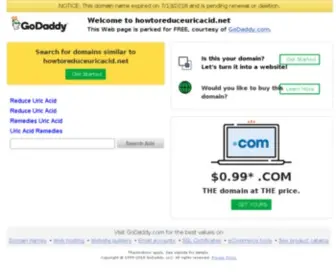 Howtoreduceuricacid.net(URIC ACID) Screenshot