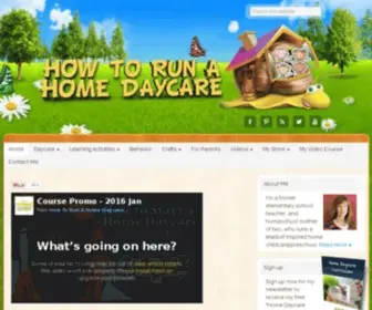 Howtorunahomedaycare.com(How to Run a Home Daycare Blog & Course) Screenshot