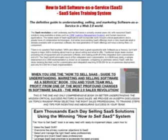 Howtosellsaas.com(SaaS Training) Screenshot