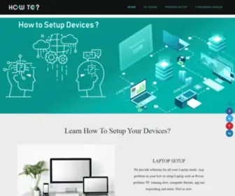 Howtosetup.co(How to Setup) Screenshot