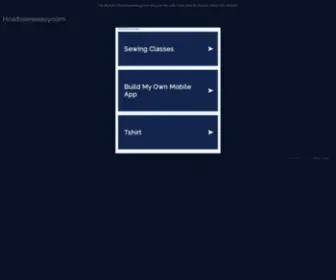 Howtoseweasy.com(Cheap Fabrics Stores & Sewing Supplies New York) Screenshot