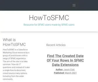 Howtosfmc.com(HowToSFMC) Screenshot