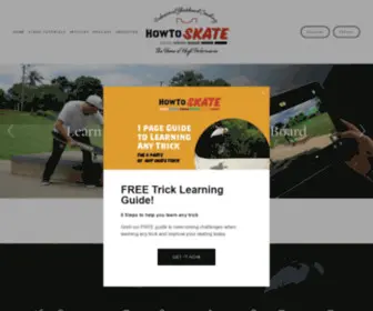 Howtoskate.com.au(How To Skate High Performance Online Skateboard Coaching) Screenshot