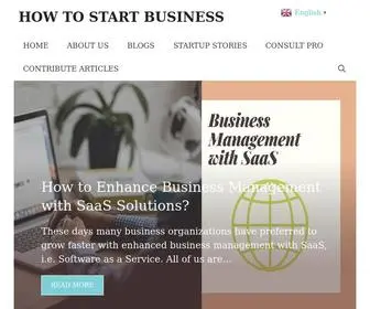 Howtostartbuisness.com(How to Start Business) Screenshot